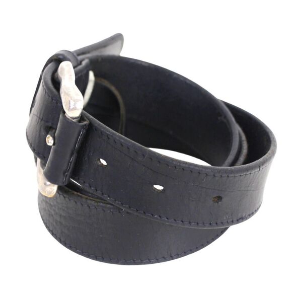 Old Navy BLACK GENUINE LEATHER 1 1/8"Wd CASUAL DRESS MEN'S BELT Sz 34 (I33 - Picture 3 of 12